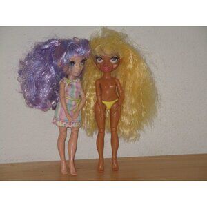 Rainbow High Lot of 2  Sunny Madison and Violet Good Pre Owned Dolls